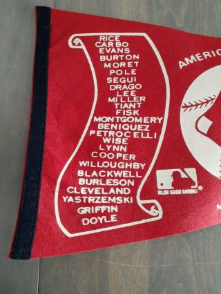 1975 Boston Red Sox AMERICAN LEAGUE CHAMPIONSHIP Pennant - FULL SIZE 2