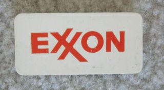 Vintage Exxon Magnet Oil & Gas Company Exxonmobil Mobil Red