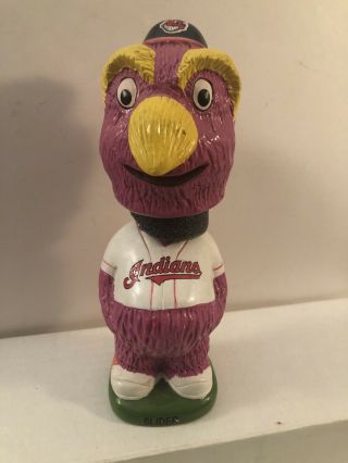 Rare " Slider " Cleveland Indians Mascot Bobble Head: 1999 Twins Ent.