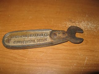 Vintage 6 " American Seating Co.  Universal Desk Wrench 13986