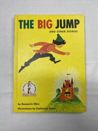 Vintage The Big Jump And Other Stories Cat In The Hat Benjamin Elkin C5