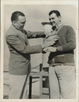 1937 Press Photo J.  Edgar Hoover Of The Fbi And Heavyweight Champ Jimmy Braddock