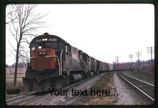 S523 Orig Slide Southern Pacific 7115 Plus 2 On L&n Rr At Tunnel Hill,  Ky 1970