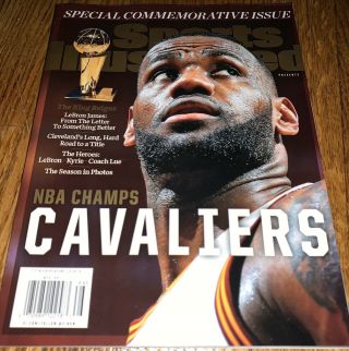 Cleveland Cavaliers Nba Sports Illustrated Commemorative Lebron James
