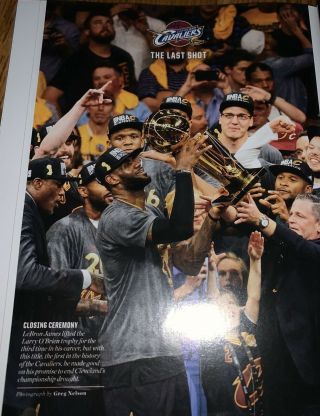 Cleveland Cavaliers NBA Sports Illustrated Commemorative Lebron James 3