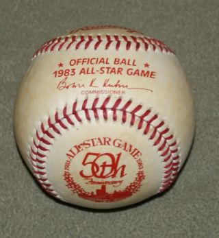 Rawlings Official 1983 All Star Game 50th Anniversary Baseball Ball White Sox