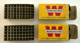 Vintage 1960 Winchester 38 Special Empty Boxes