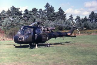 British Army,  Westland Scout,  Xp883,  West Tofts Stamford,  1979,  Aircraft Slide