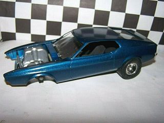 1/25 Amt - Mpc 1971 Ford Mustang Mach 1 Vintage Slot Car Junkyard Model Car -