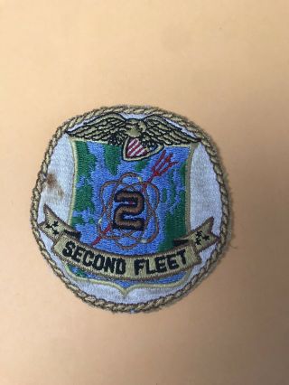Vintage " 2 " Second Fleet United States Navy 4 Inch Patch