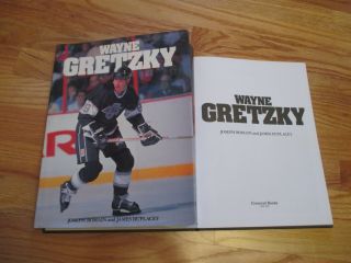 1992 Wayne Gretzky Hard Cover Book Los Angeles Kings Edmonton Oilers Ny Rangers