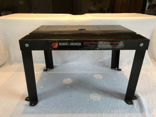 Vintage 1983 Black & Decker Router Jigsaw Table Model 76 - 401 Pre - Owned