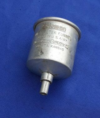 Vintage Coleman No.  0 Aluminum Funnel For Lanterns