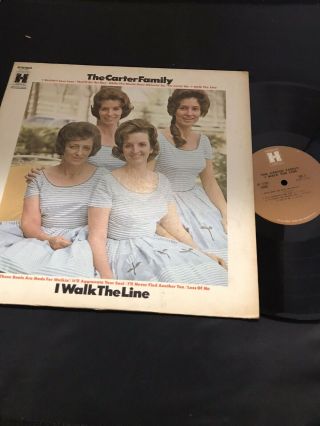 Vintage The Carter Family Lp Record I Walk The Line Hs 11392 Vinyl 60s Country