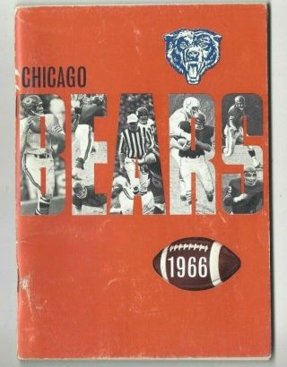 1966 Chicago Bears Football Media Guide,  Gale Sayers Dick Butkus Mike Ditka Fair