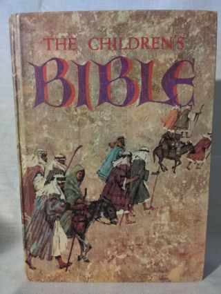 The Childrens Bible Hardcover Vintage Golden Press 14th Printing 1969
