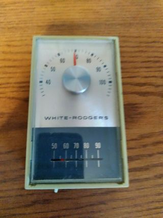 White - Rogers Vintage Thermostat Type 1e30 - 910