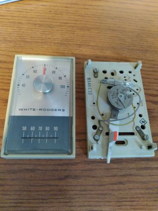 White - Rogers Vintage Thermostat type 1E30 - 910 2