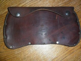 Vintage Nicholas Double Bit Leather Sheath No 1003