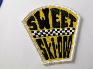 Sweet Ski - Doo Snowmobile Vintage Hat Vest Patch Badge Racing Flag Logo Souvenir