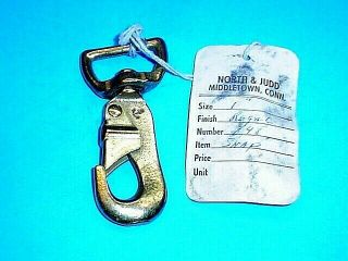 Vintage North & Judd Brass Key Holder Snap