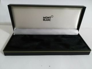 Montblanc Pen Box Case Vintage Mont Blanc Pen Black Box