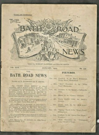 Various Bath Road Cycling Club News Magazines Covering Years 1923 To 1929