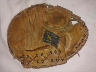 Wilson Streamlined Fingers Paul Richards Vintage Baseball Glove Catcher Antique