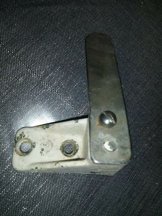 Vintage Outboard Shift Control Bracket Johnson From 7.  5hp 1950s