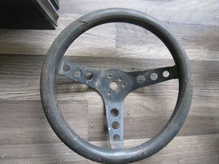 Vintage Grant Gt 3 Spoke 13 " Steering Wheel Black/black