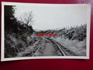 Photo Darkroom - Isle Of Man Railway Track Between Loxdale And Waterfall
