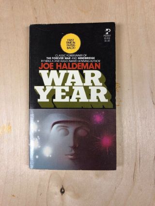 War Year Joe Haldeman 1978 Vintage Science Fiction 1st Time In Paperback