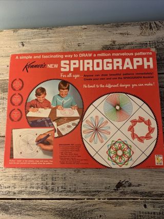 Vintage 1967 Kenner Spirograph Set 401 Complete