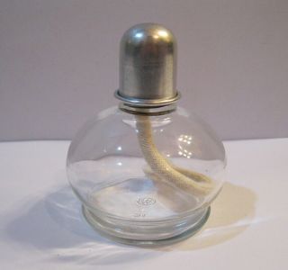Vintage Glass Alcohol Bunsen Burner (w)