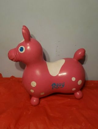 Vintage 1980s Rody Bouncing Donkey Horse Pony Toy By Ledraplastic