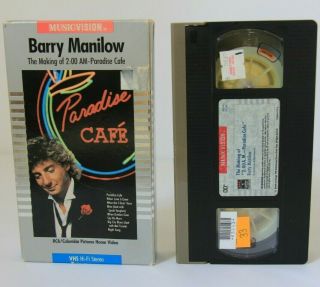 Barry Manilow: The Making Of 2:00 AM Paradise Cafe HI FI VHS 1984 VINTAGE Music 3