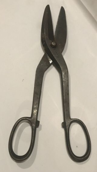 Blacksmith Forge Shears Cast Iron Metal Hand Snips Cutter Scissors Vintage
