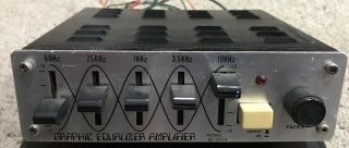Vintage Car Audio Magic Sound Graphic Equalizer Amplifier Model Ae 202b,  Japan