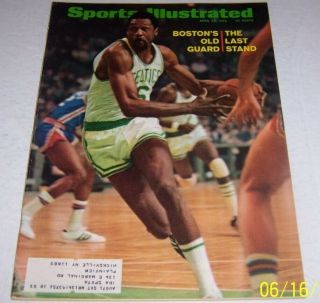1969 Sports Illustrated Boston Celtics Bill Russell Nba Finals Bruins Bobby Orr