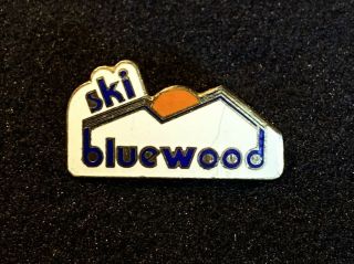 Bluewood Skiing Ski Pin Badge Washington Travel Resort Souvenir Lapel