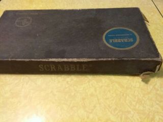 Old Vintage 1953 SELCHOW & RIGHTER SCRABBLE CROSSWORD GAME 2