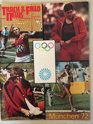 1972 Track And Field News August Olympic Preview Issue Prefontaine Picture