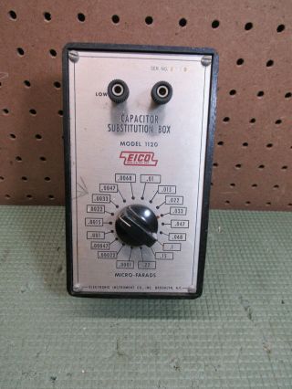 Vintage Eico Capacitor Substution Box Model 1120