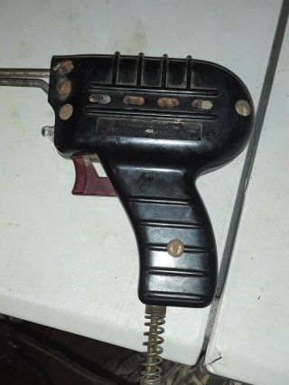 Vintage Wen Model 100 Electronic Soldering Gun W/ Light & Read Des