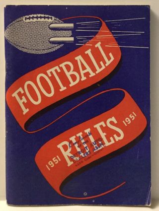 1951 Official Football Rules Handbook