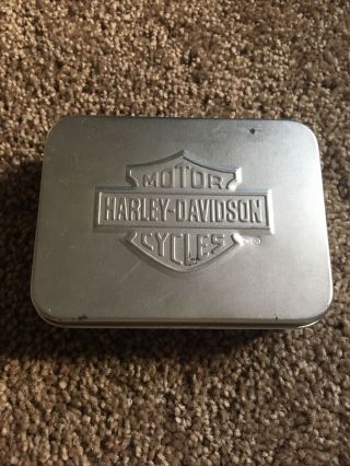 Harley Davidson Cards With Tin Box
