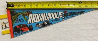 Vintage 1970’s Indianapolis Indy 500 Motor Speedway Indiana 14” Pennant