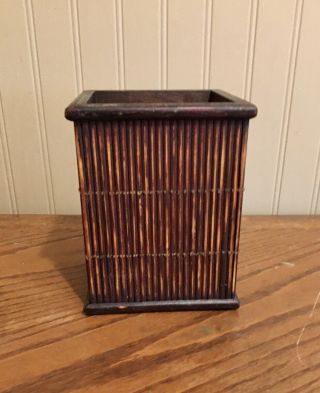 Vintage Wicker/rattan Planter