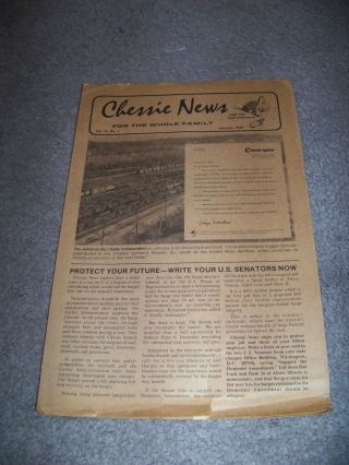 January 1978 Chessie News Julian Rushkind Hays T.  Watkins Mayor Vincent J Thomas