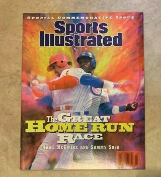 Mark Mcgwire Sammy Sosa Home Run Race Sports Illustrated Commemorative 1999
